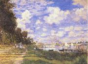 Port in Argenteuil Claude Monet